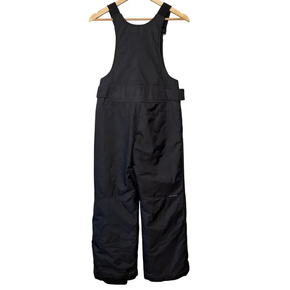 Columbia Snow Bib Overalls Waterproof Insulated Winter Ski Black Kids Size 10/12